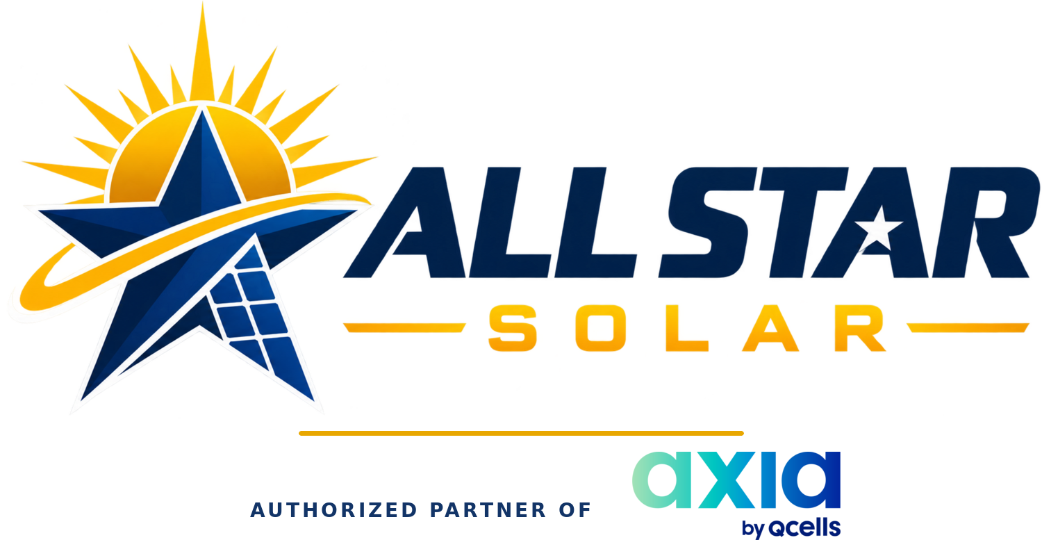 All Star Solar authorized partner of Axia by Qcells